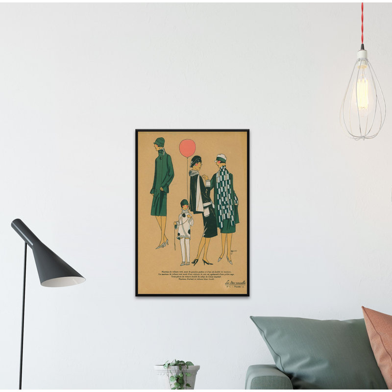«Bangura Green Fashion - Floater Frame», impression sur toile, H 30 po x l 20 po x P 1,5 po