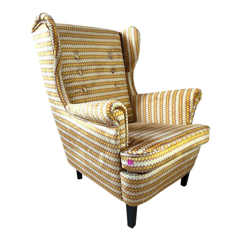Healey Velvet Wingback Chair