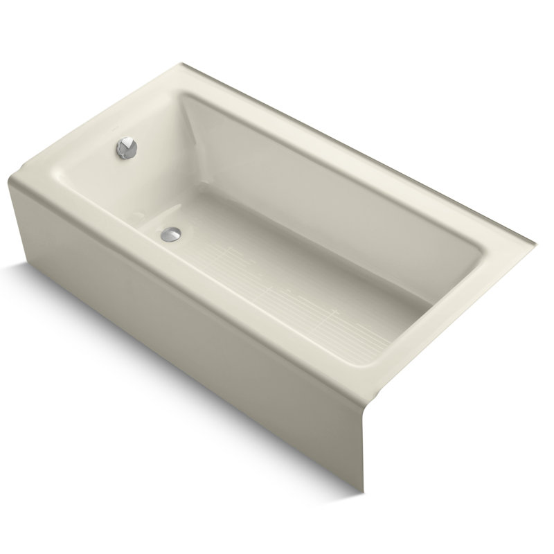 Bellwether 60" x 32" Soaking Bathtub, Almond, Left