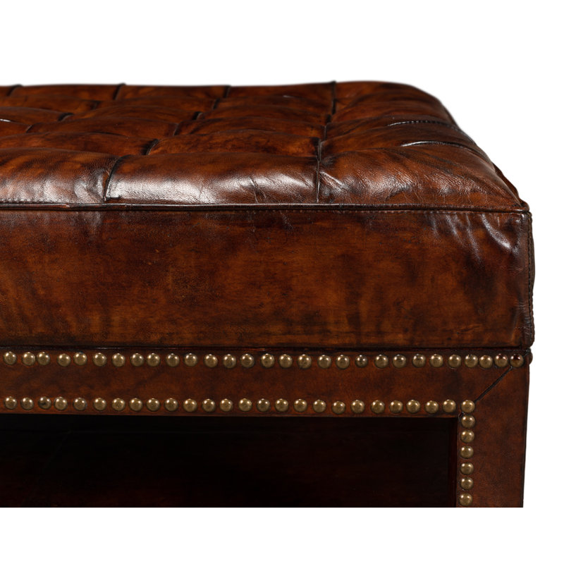 Vintage Square Ottoman