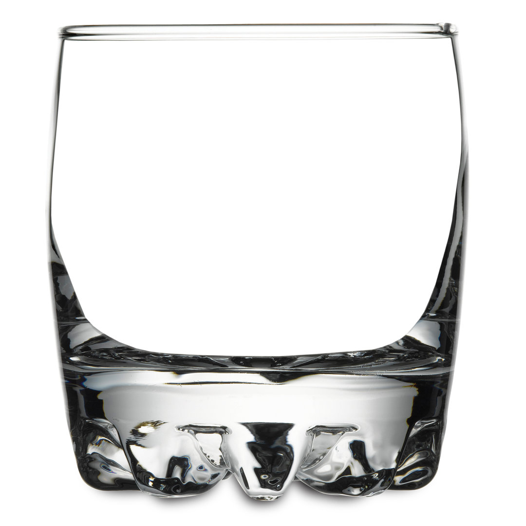 Hidayaah 10.1442oz. 100% Glass Whiskey Glass Set (Set of 6) Wrought Studio™
