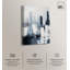 «Gray Matter Canvas», art abstrait bleu par Art Remedy-107455684-107455710