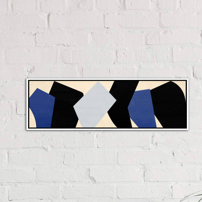 Six morceaux-impression panoramique sur toile, Toile blanche encadrée, H 20 po x l 60 po x P 1,5 po