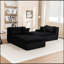 Chaise longue Canapé-lit rembourré sans assemblage, canapé-lit surdimensionné pour un confort et une commodité ultimes dans n'importe quelle pièce-1099625119