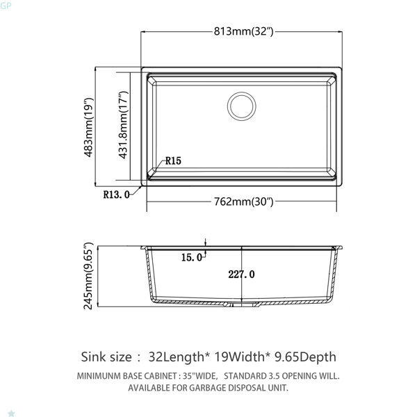 Dimensions du produit