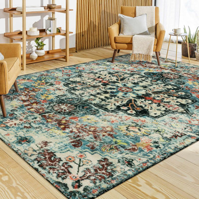 Tapis tribaux traditionnels lavables à la machine Govan
