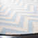 Rodgers Hand Woven Flat Weave Wool/Cotton Chevron Rug in Blue/Ivory