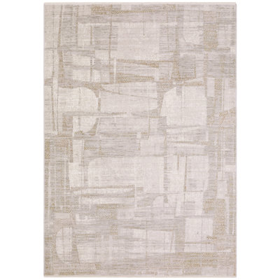 Tapis ivoire / doré Blake