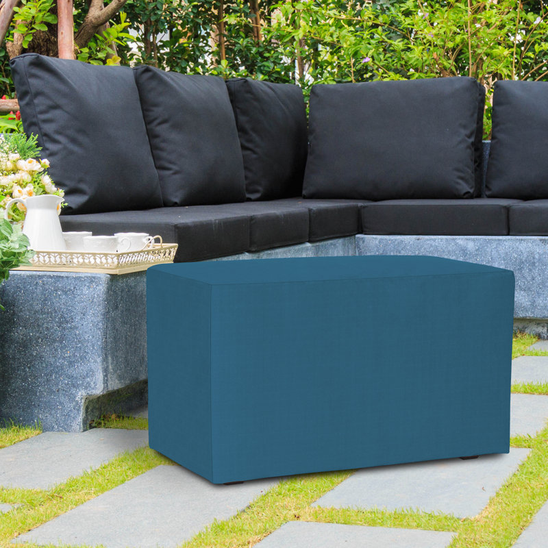 Banc de pique-nique en bois Payson, Turquoise paysage marin