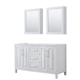 Daria 59'' W Double Bathroom Vanity Base