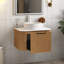 Meuble-lavabo flottant mural 24 po avec lavabo-805066449