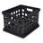 Sterilite Stackable Sturdy Storage Crate Organizer Bins with Handles