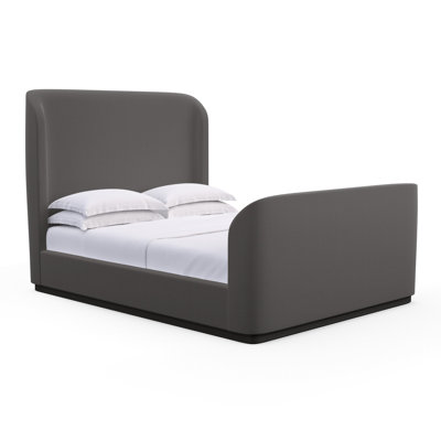 Barrow Upholstered Wingback Bed