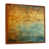 Toile avec cadre flottant brun