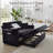 65 In Full Sleeper Sofa Bed, Convertible Pull Out Couch With Small Table-1672382155