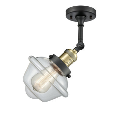 Baptiste Glass Semi Flush Mount