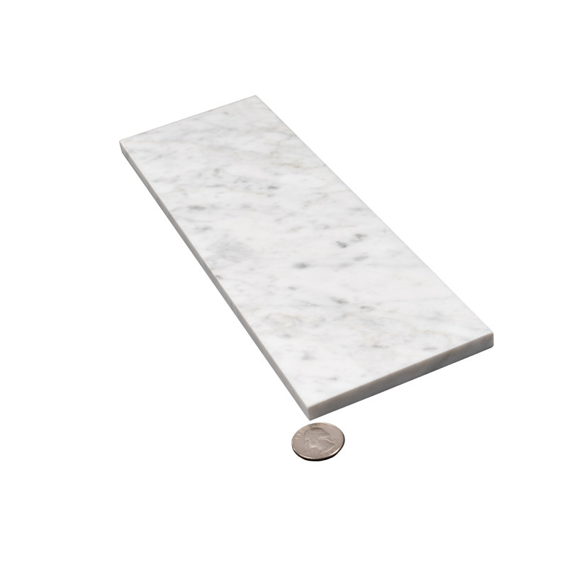 4" x 12" Marble Look Subway Wall & Floor Tile