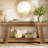 70.9'' Extra Long Console Table with 2 Tier Storage Shelf for Entryway & Living Room-1607998712