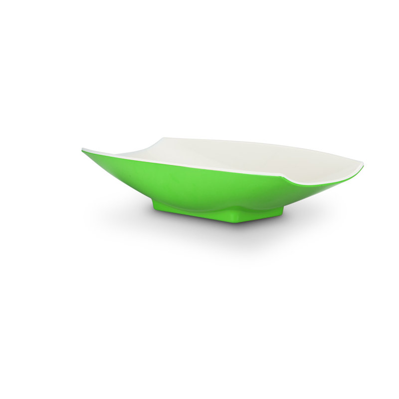 Bol à courbes en mélamine 4 oz., Lime