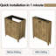 Armoire de salle de bain pliable et autoportante-2078062805