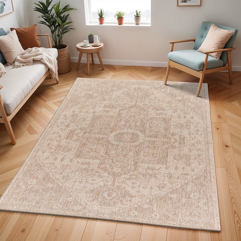 Beyanka Rectangle 160 cm x 213 cm Floral Area Rug