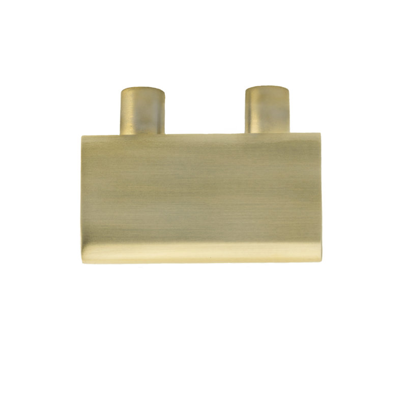 Poignée en laiton satiné 3/4 po Stella, Laiton satiné, 0.75"