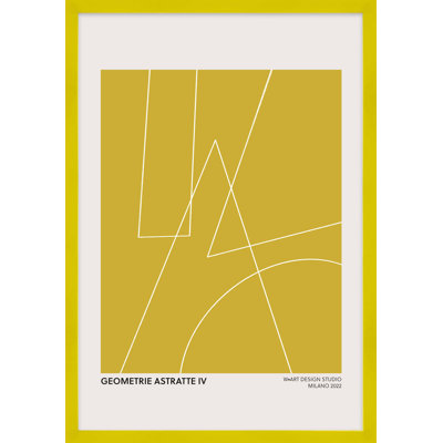 Caila " Geometric Abstraction In Yellow " by Romina Gadler