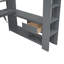 Lit mezzanine en bois avec bureau Wood