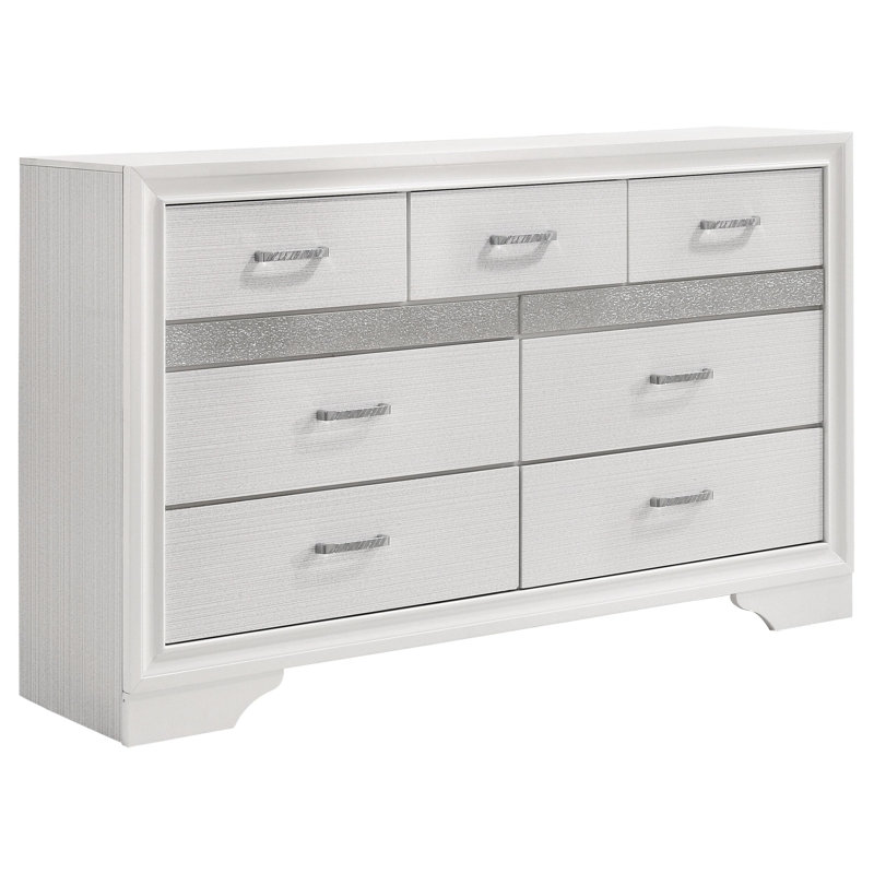 Miranda 7-drawer Dresser, White