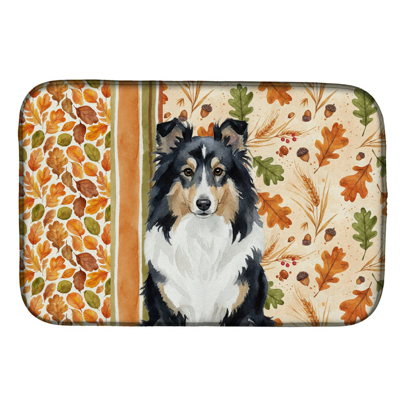 Tapis de séchage tricolore Sheltie Heirloom
