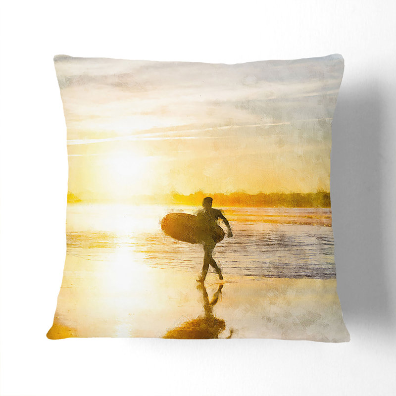 Square Throw Cushion, 55cm H x 55cm W x 20cm D