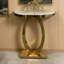 Console ovale demi-lune