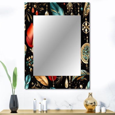 Black Jewerly Boho Chic - Boho Mirror Wall Decor