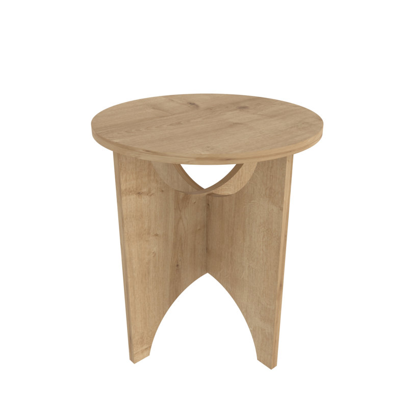 Merit Side End Table , Beige