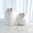 Cascading Reef Vase-White-Short