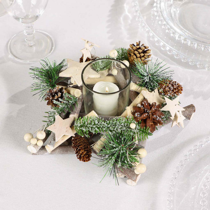 Wood Wall Tealight Holder