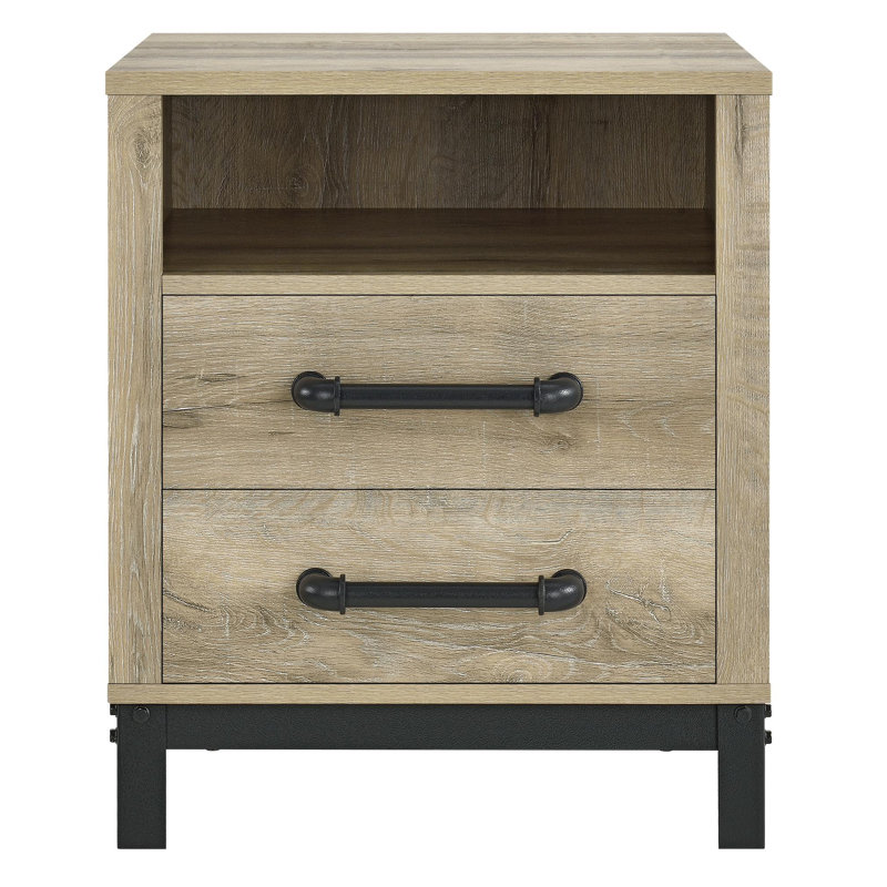 Mastrangelo Side Table with 2 drawers