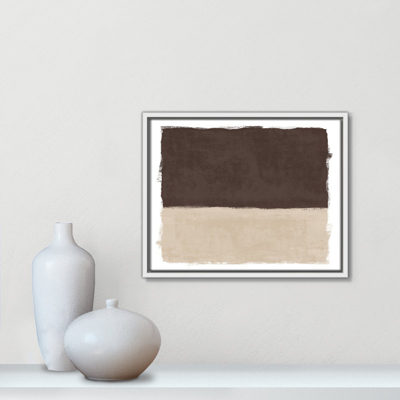 Brownie Sundae I - Version paysage imprimé par Natalie Carpentieri, 15.5'' W x 12.5'' H, Toile avec cadre, Flotteur blanc