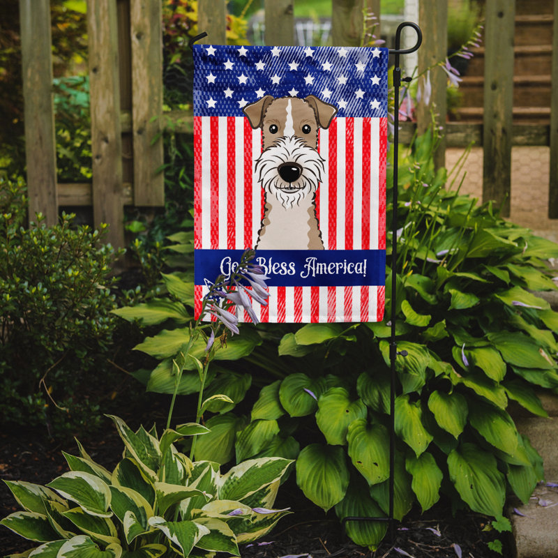 Drapeau de jardin Leighanne, Fox-terrier