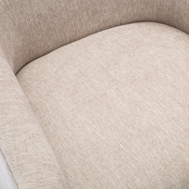 Chaise pivotante Garland, Naturel