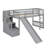 Space-Saving Stairway Loft Bed-128933218