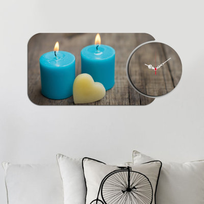 Ensemble de 2 horloges murales décoratives Chic, design moderne, 26,8 x 12,6 pouces | Fabrication 100% bois aggloméré, épaisseur: 0,1 pouce | Parfait pour le salon, le bureau ou la chambre à coucher, les garde-temps élégants et fonctionnels