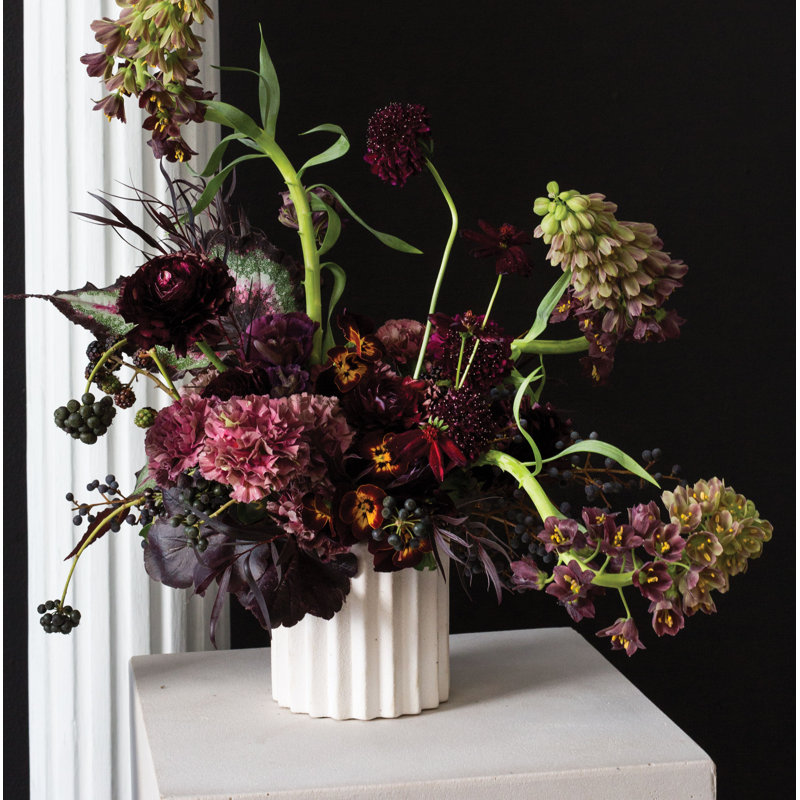 Pot à fleur en céramique Parr, H 6,25 po x l 5,75 po x P 5,75 po