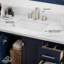 22 po P 35,4 po Meuble-lavabo blanc en H avec miroir-1480627069