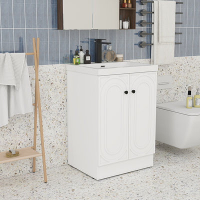 Meuble-lavabo 24 po avec lavabo en résine