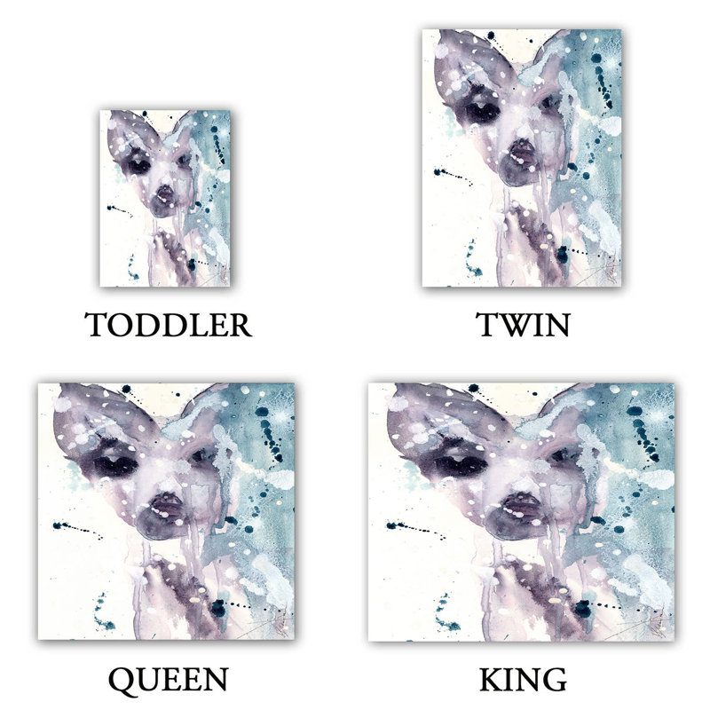 Animal Print Duvet Cover, 1 Twin Duvet Cover + 1 Standard Sham