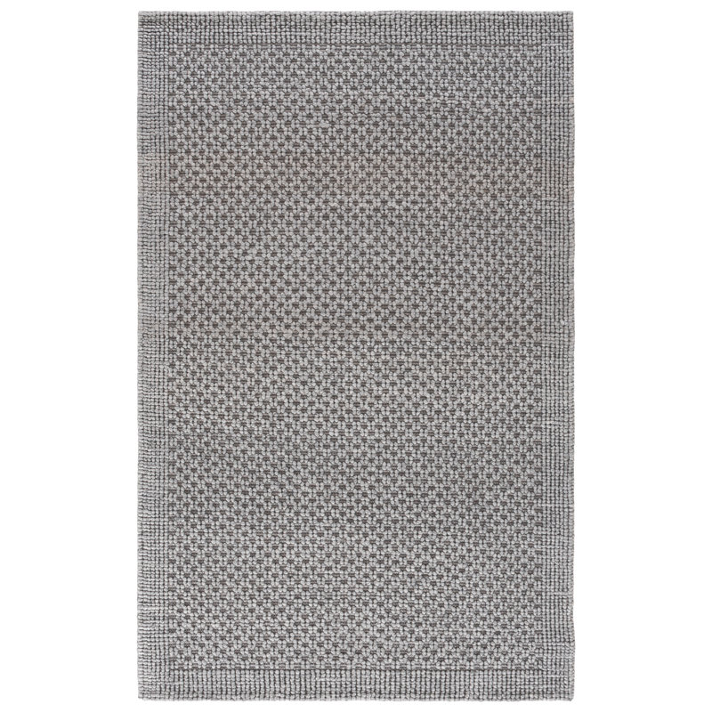 Natura Hand Woven Wool; Cotton; Recycled P.E.T Geometric Indoor Rug, Rectangle 5' x 8'