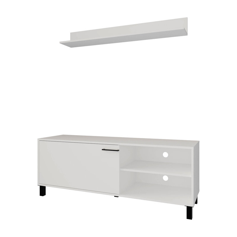 TV Stand Melamine With Open Storage