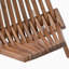 Fauteuil inclinable ergonomique en bois