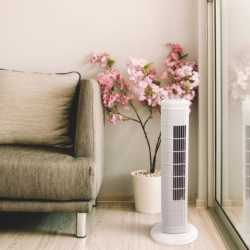 Brentwood Kool Zone White Tower Fan